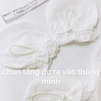 [CHÍNH HÃNG 100% COTTON]Bao Tay Bao Chân Tăng Đơ Thông Minh Jou , Bao Tay Bao Chân Sơ Sinh Chun Mềm