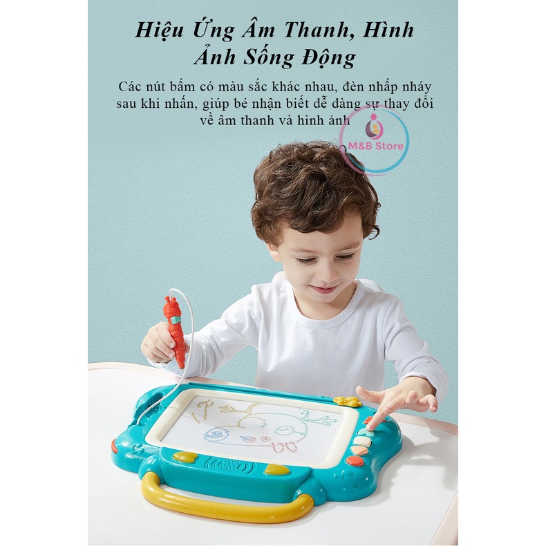 Bảng Vẽ Tự Xóa Từ Tính Có Nhạc - KUB