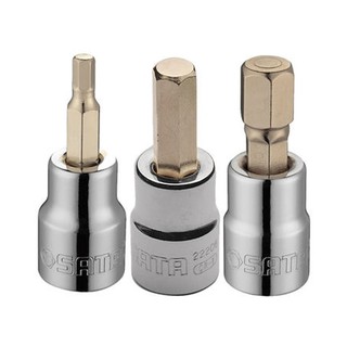 Đầu tuýp 3/8 mũi lục giác 3-10mm sata 22201-22207