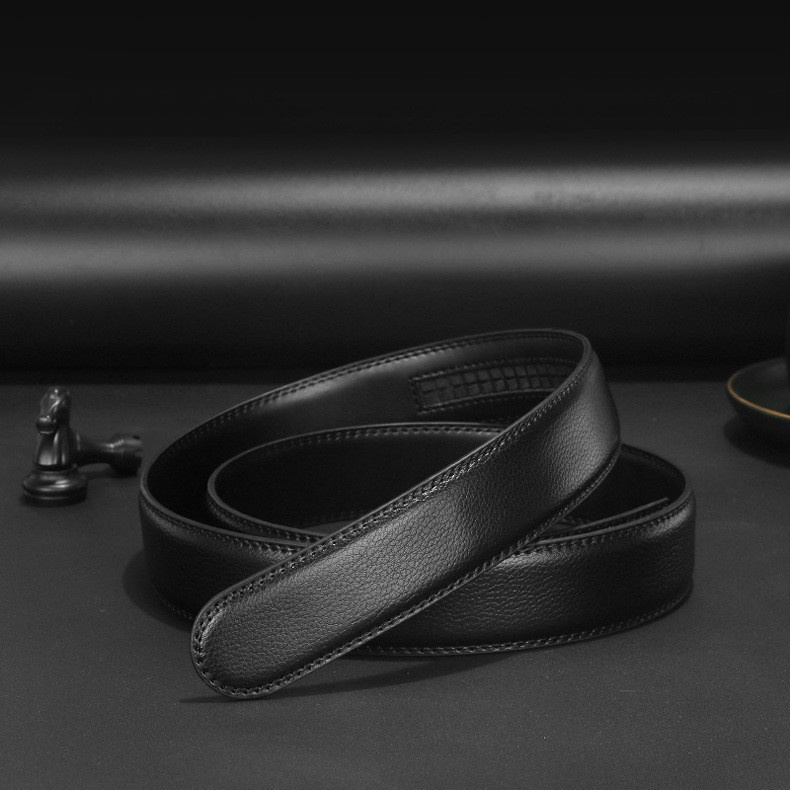 Dây thắt lưng nam không đầu khóa dây da bò 2 mặt