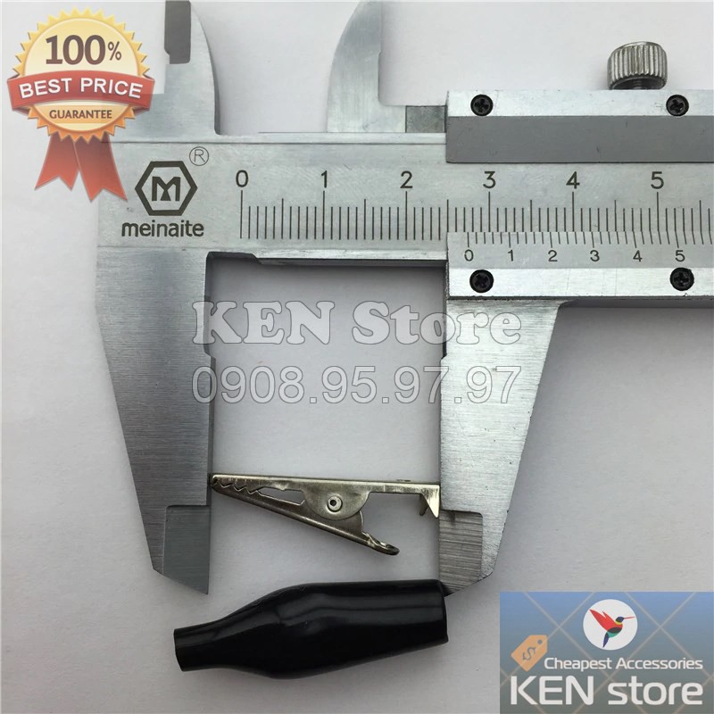 Bộ 10 đầu kẹp cá sấu size 28mm