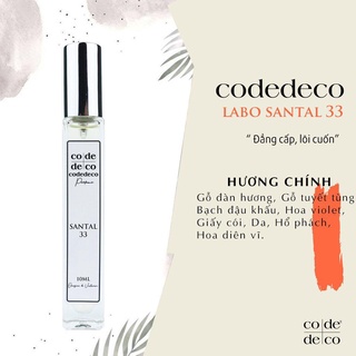 [Nhiều mùi] Nước Hoa Nữ, Tinh dầu nước hoa Code Deco DẠNG XỊT 10ml