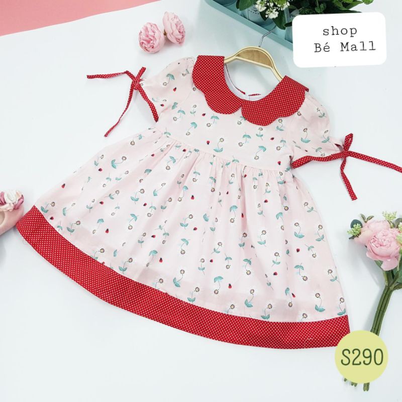 ĐẦM OLI RIVER KIDS HỌA CỔ CÁNH HOA - ĐẦM 2 LỚP SIÊU DỄ THƯƠNG DÀNH CHO BÉ YÊU
