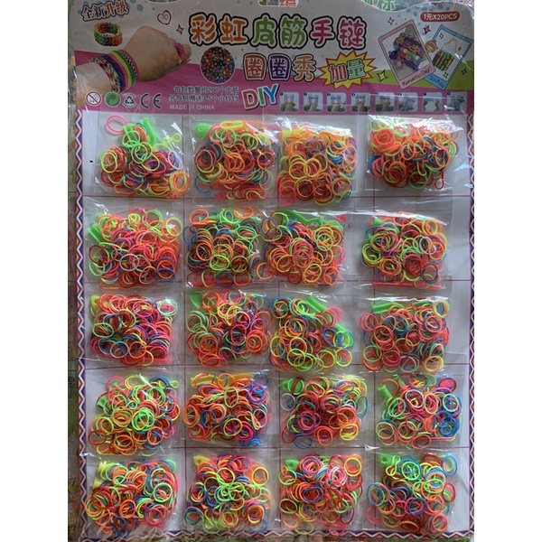 Đồ chơi 20 bộ tết chun