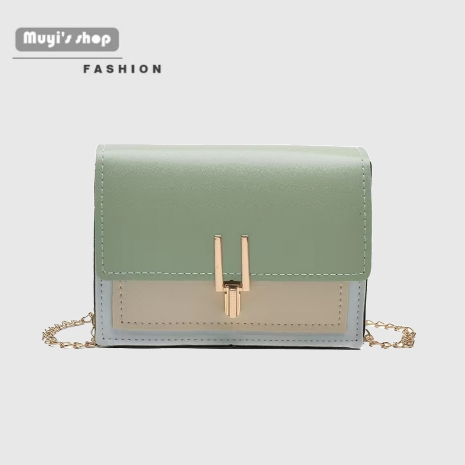 Túi đeo chéo phối màu thời trang trẻ trung cho nữ