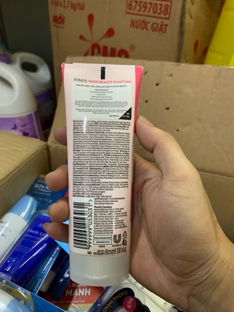 Sữa Rửa Mặt Pond's Làm sáng da 100g