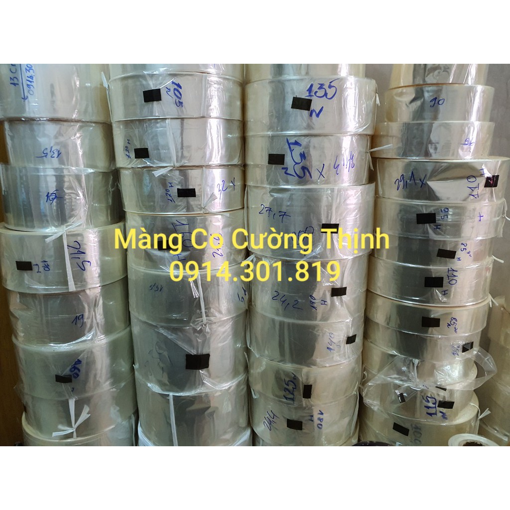 Màng co nhiệt đóng chai lọ đủ các kích thước to nhỏ