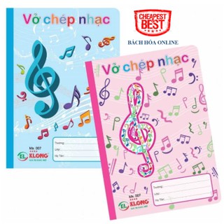 Vở chép nhạc KLONG 36tr , MS: 007