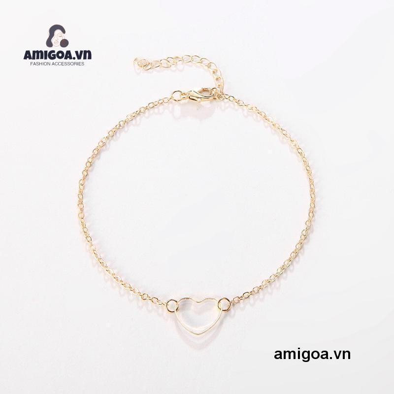 ✨✨Vòng Đeo Tay Mặt Hình Trái Tim Quà Tặng Sinh Nhật/Sinh Nhật Cho Nữ