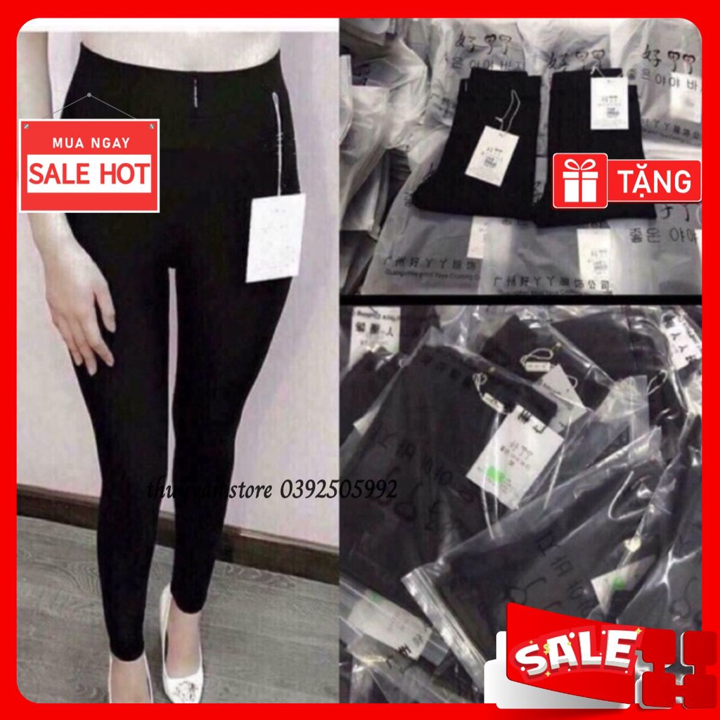 #699 Quần Legging umi hàn bigsize M-6XL Quảng Châu loại 1 chuẩn tag mác