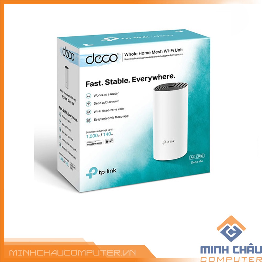 Hệ thống Wifi Mesh cho Gia đình AC1200 Deco M4 1 Pack - Chính hãng