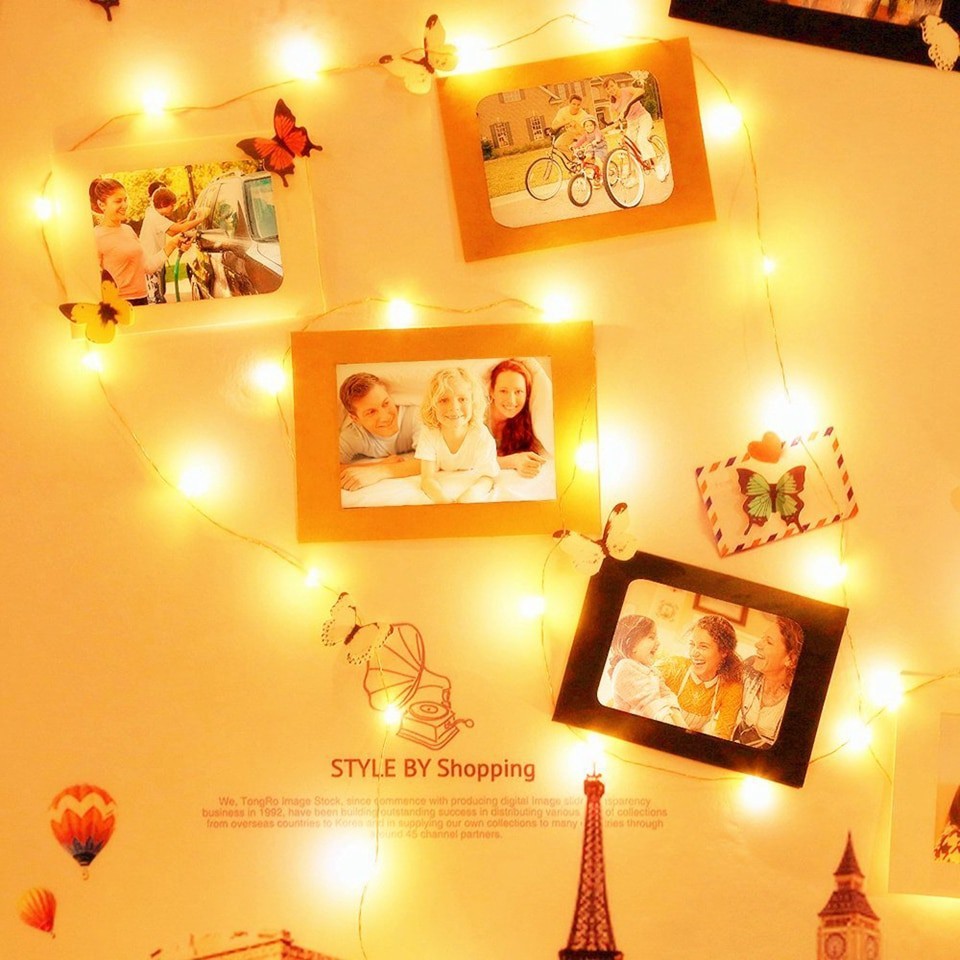 ĐÈN BÓNG LED HẠT GẠO FAIRY LIGHT CHỐNG NƯỚC 10 MÉT100bóng có hộp chỉnh chế độ