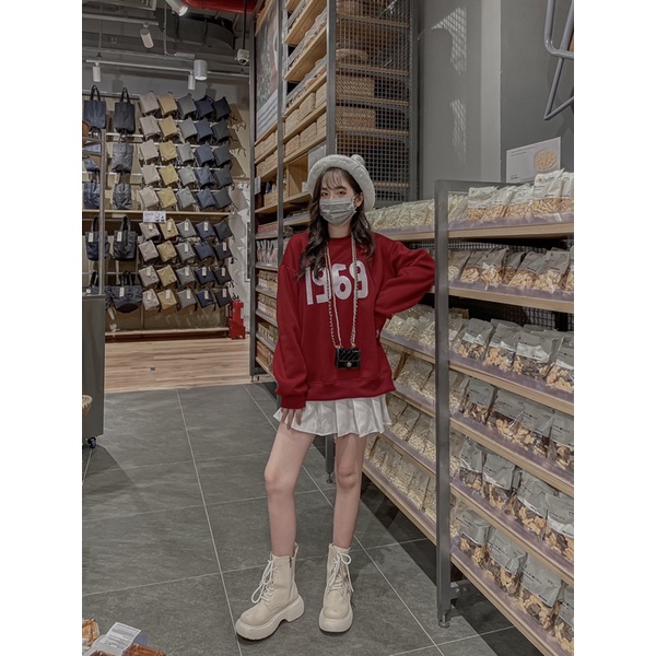 Áo nỉ đỏ 1969 | BigBuy360 - bigbuy360.vn