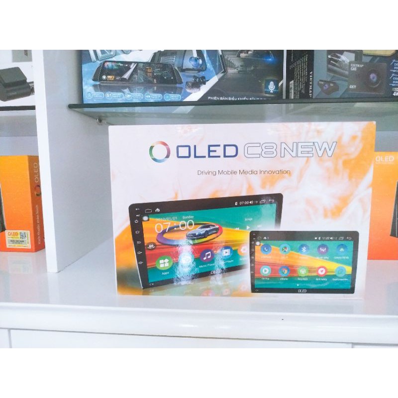 Màn hình Android Oled C8 New(Dưỡng+Camera lùi) tích hợp camera 360 –Cấu hình Ram 3 – Rom 32 Bảo Hành chính hãng 18 tháng | BigBuy360 - bigbuy360.vn