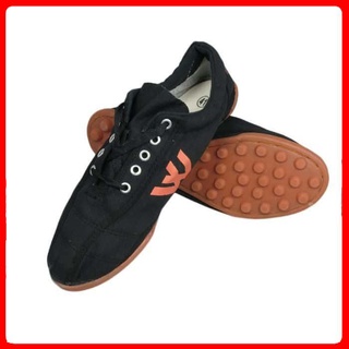 Giày đá bóng Thượng Đình trắng, đen (có đinh) - Phúc Vinh