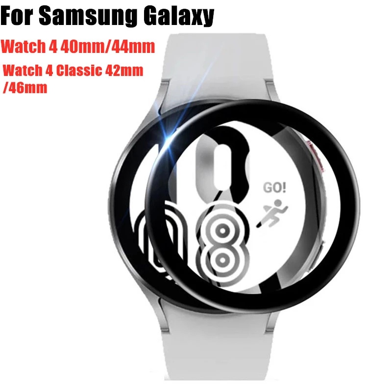 Kính Cường Lực Cong 3D Bảo Vệ Màn Hình Đồng Hồ Thông Minh Samsung Galaxy Watch 5 Pro 45mm / Watch 5 4 40mm 44mm