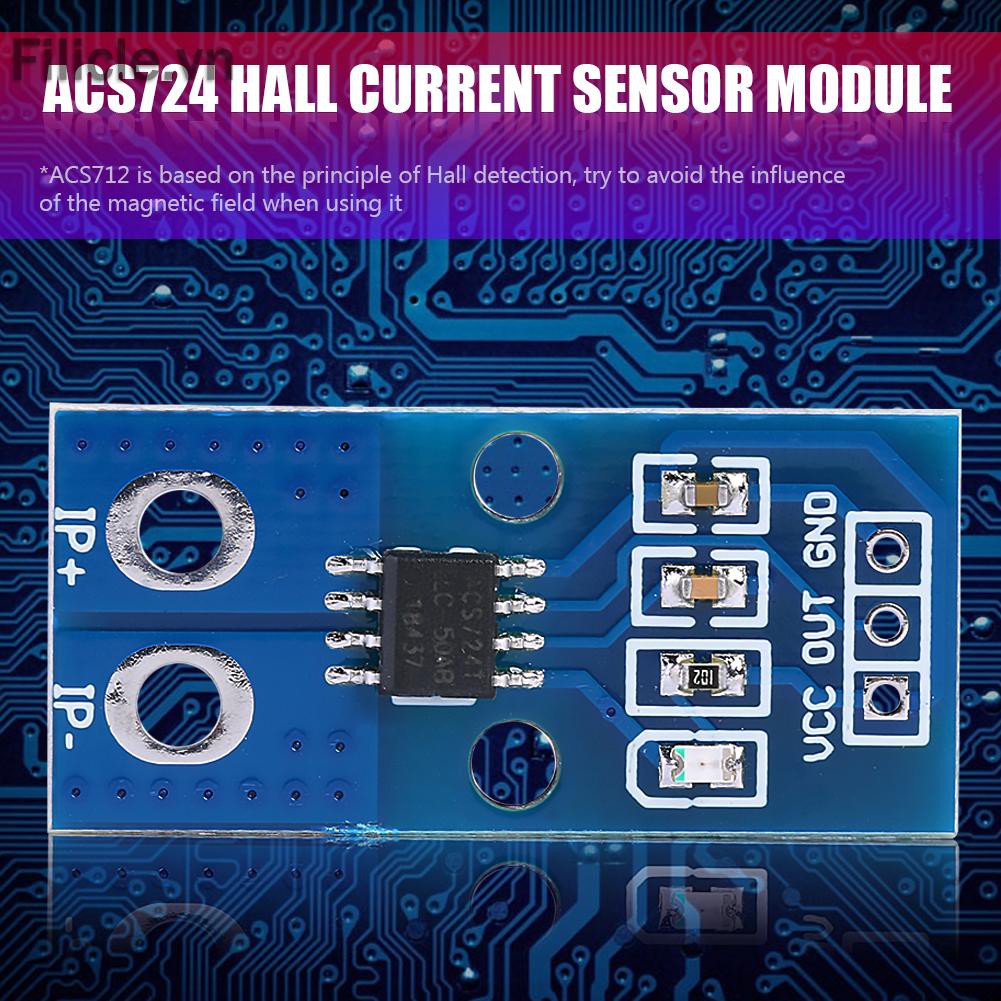 Mô Đun Cảm Biến Acs724 5a / 20a / 50a Cho Arduino