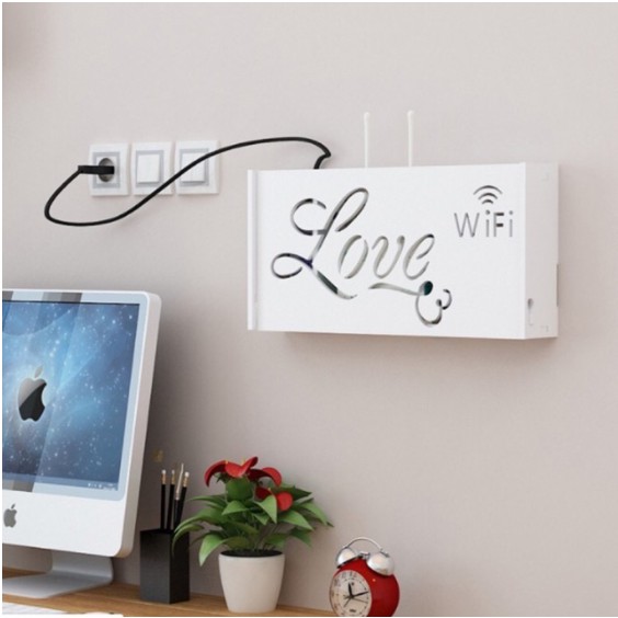 ✨✨Hộp kệ modem Wifi họa tiết chữ Love IG - 346✨✨