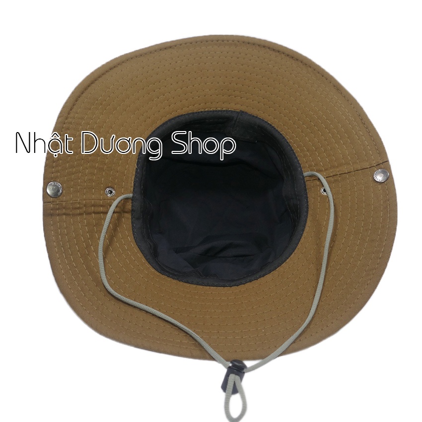 [ Nhiều mẫu ] Nón tai bèo nam vành rộng 8,5 cm thêu chữ A-X kết hợp vải cotton tốt mềm mại