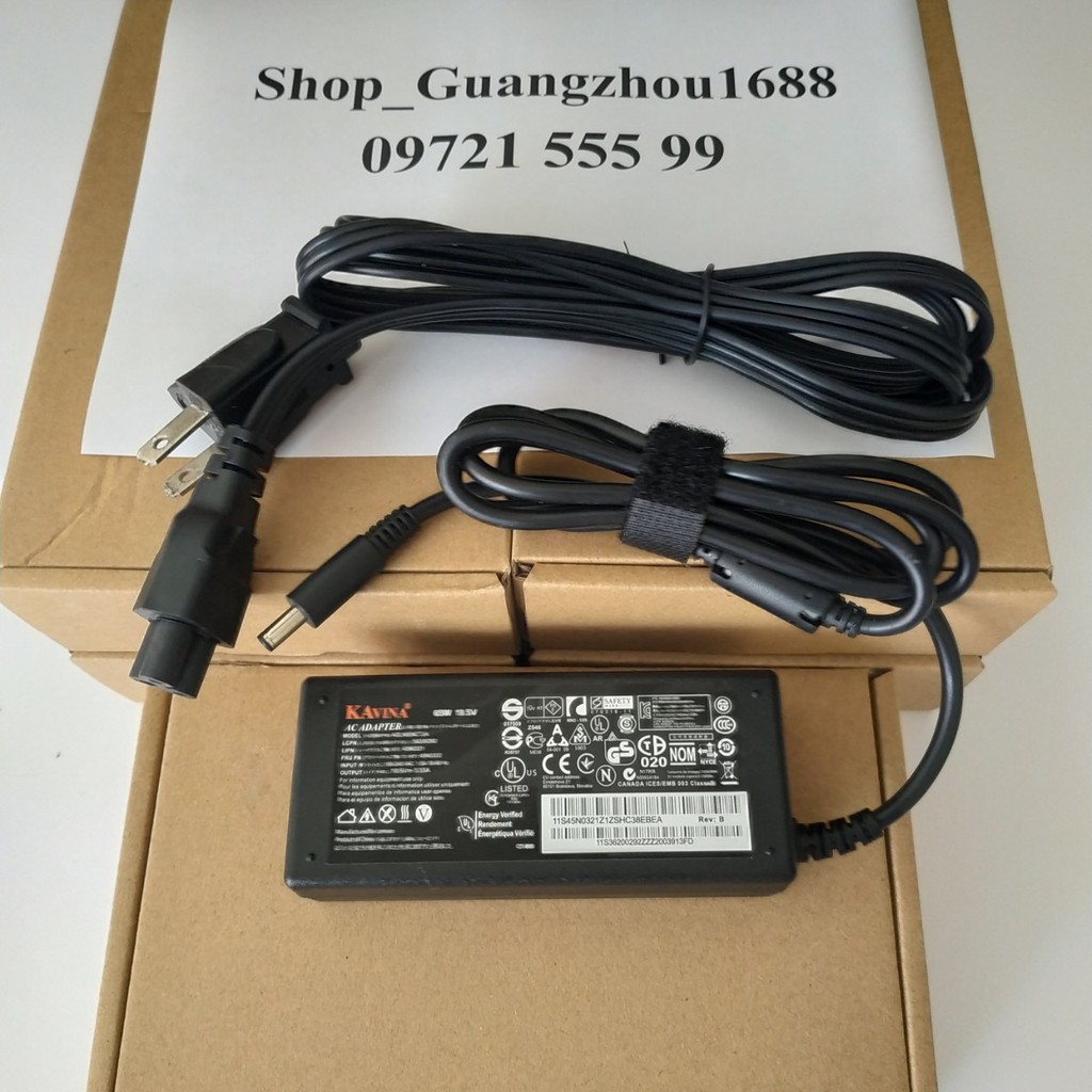 Adapter Sạc Laptop Dell 19.5V - 3.34A - 65W Chân Kim Nhỏ Loại Tốt dùng cho Dell 5568 3558 3458 3567 3568 7347 7348