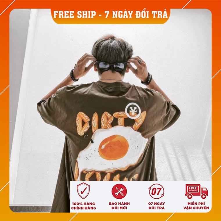 Áo Thun tay lỡ form rộng Dirty Coins Oops La T-Shirt Ốp La nam nữ