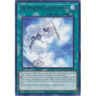 Thẻ bài Yugioh - TCG - The Weather Cloudy Canvas / MGED-EN099'