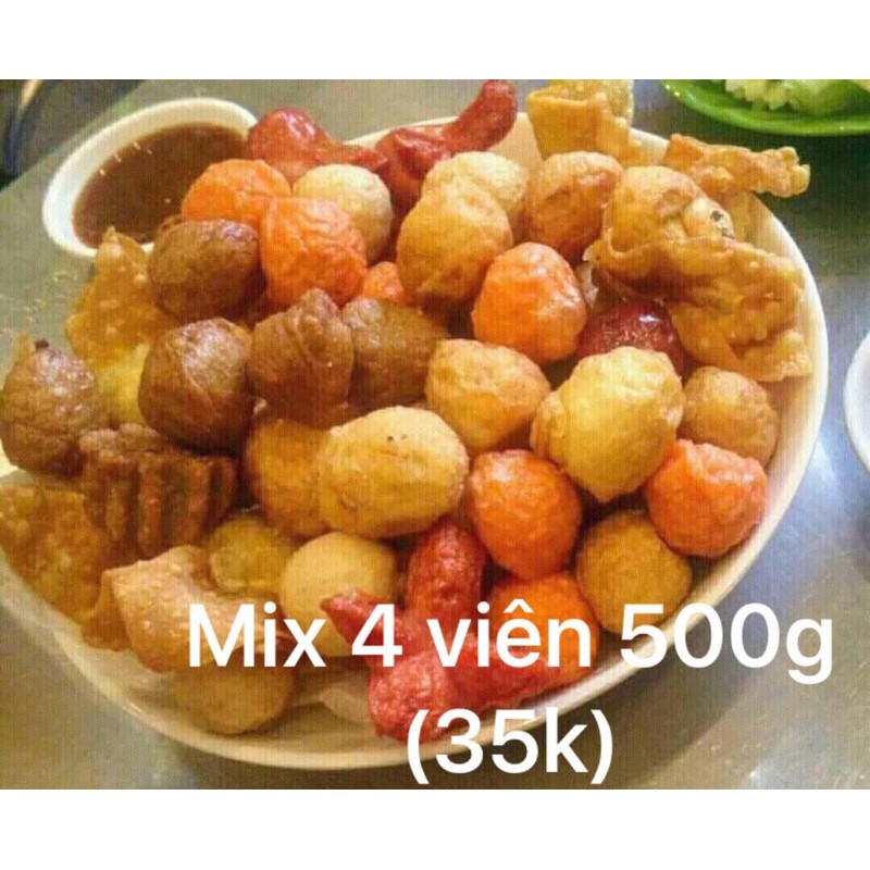 Viên chiên các loại 500g