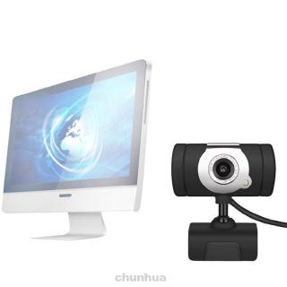 Webcam HD kèm kẹp gắn mic dùng cho máy tính PC laptop khi học bài/ ở văn phòng