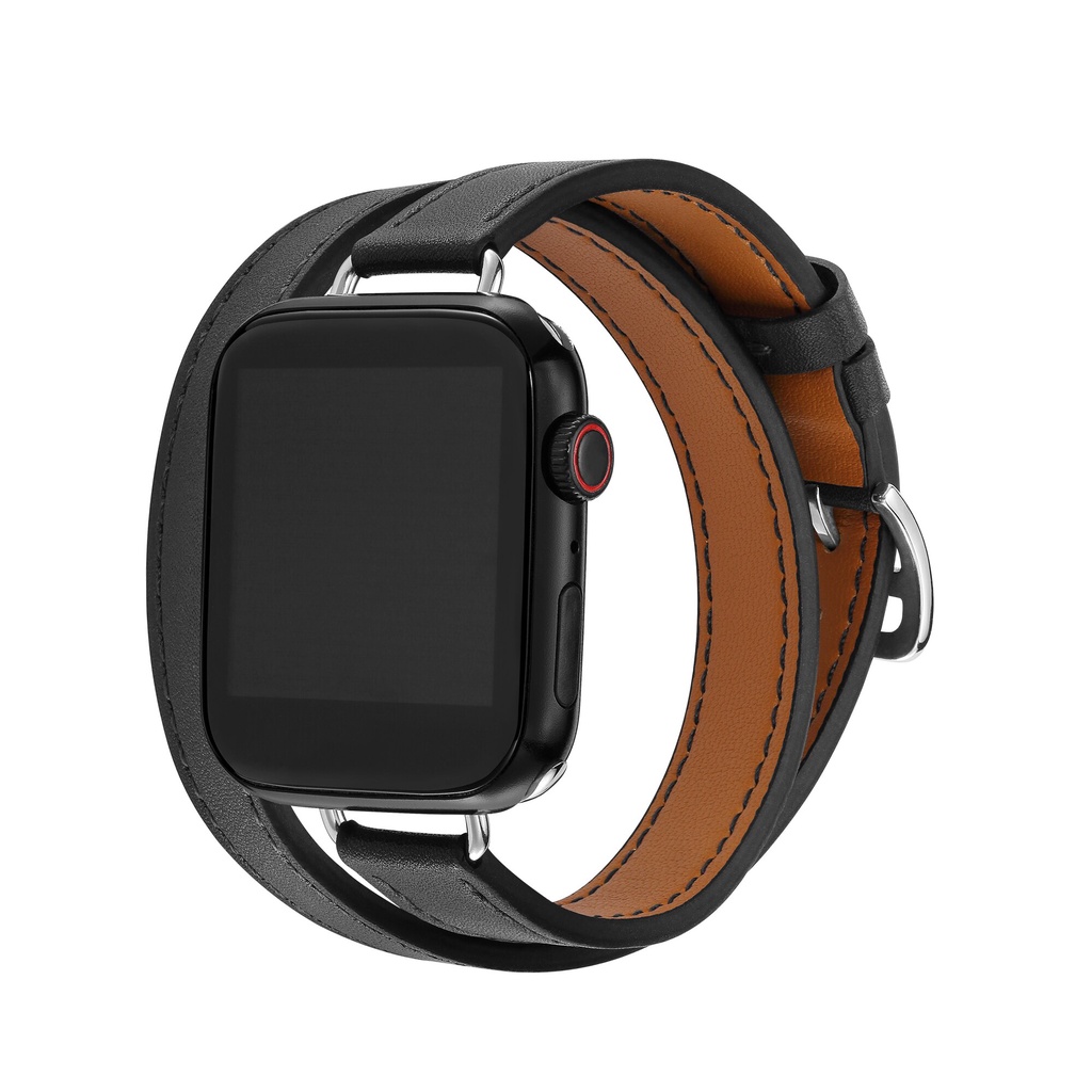 Dây Da Thay Thế 38Mm 42Mm Cho Đồng Hồ Apple Watch 41mm 45mm 40Mm 44Mm 14Mm Iwatch Series 7 6 SE 5 4 3 2 1
