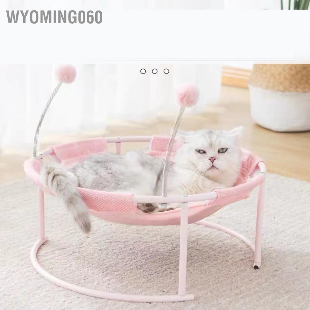Wyoming060 Võng giường cho mèo Thoải mái thoáng khí Giường ngủ ổn định trong nhà và ngoài trời