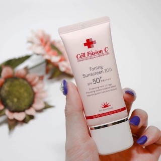 Kem chống nắng CELL FUSION C HỒNG
