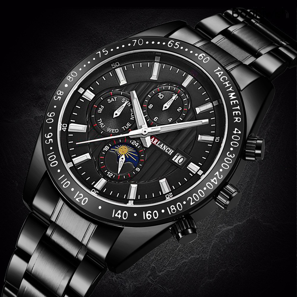 Đồng Hồ Đeo Tay Dây Kim Loại Thời Trang Cho Nam