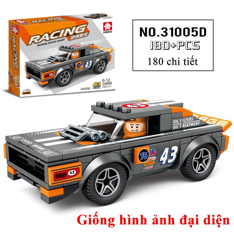 Bộ đồ chơi xếp hình LEGO OTO cho bé hơn 150 chi tiết, thỏa sức tưởng tượng và phát triển trí tuệ,cả nhà có thể cùng chơi