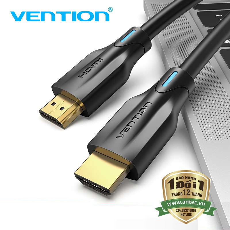 [Mã ELHACE giảm 4% đơn 300K] Cáp HDMI 2.1 Vention AANB hỗ trợ 8K/60Hz dài 1m-3m - BEN