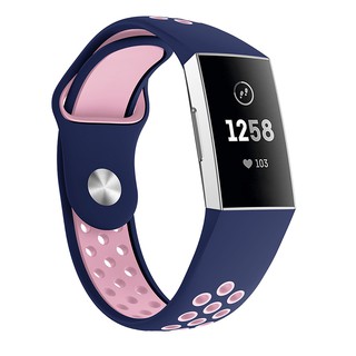 Dây đeo đồng hồ thay thế bằng silicone cho đồng hồ thông minh Fitbit Charge 3