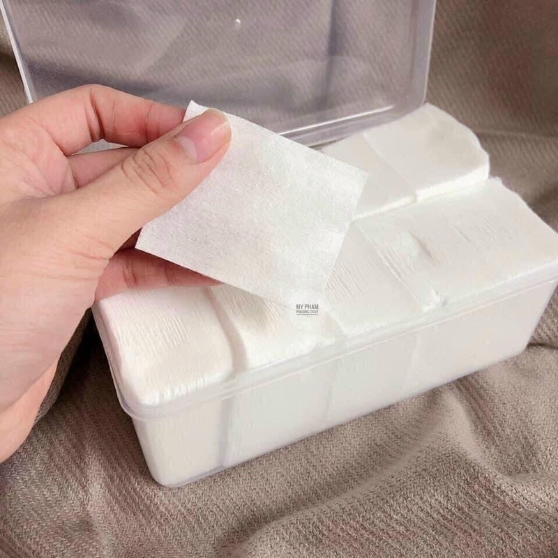 Bông tẩy trang Miniso hộp 1000 miếng