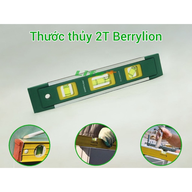 Thước thủy mini 2 tấc Berrylion