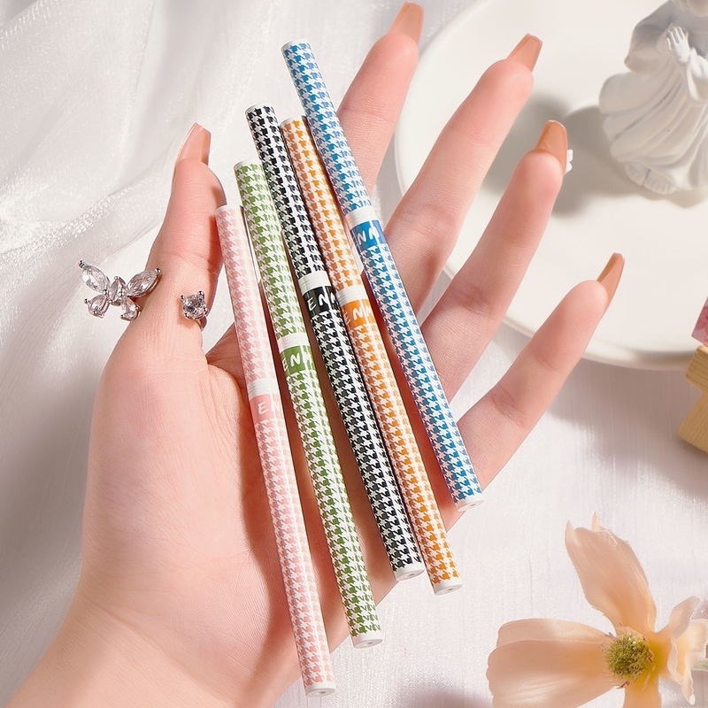 Bút Kẻ Mắt Dạng Gel 5 Màu Siêu Mịn Nhanh Khô Chống Thấm Nước Chống Mồ Hôi Lâu Trôi Không Phai Màu