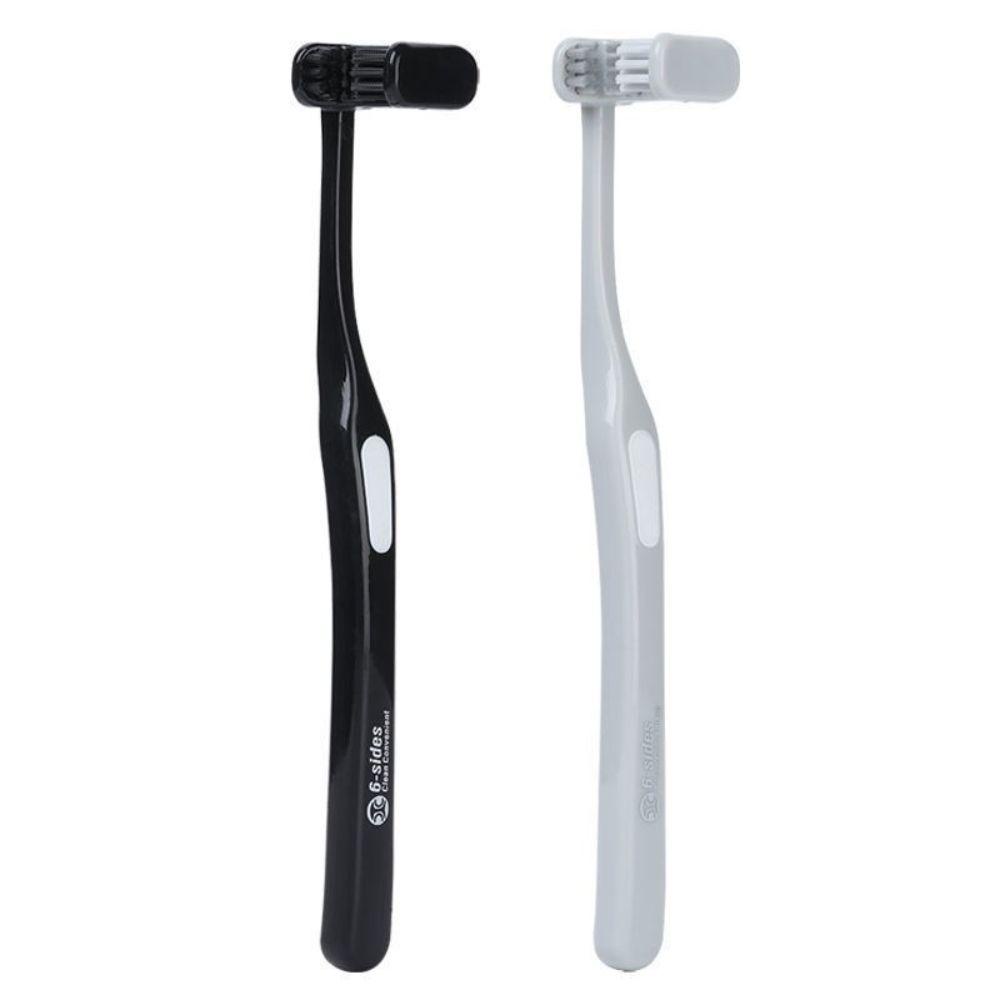 Bàn Chải Đánh Răng 6 Mặt Lông Mềm Siêu Mịn Chăm Sóc Răng Miệng