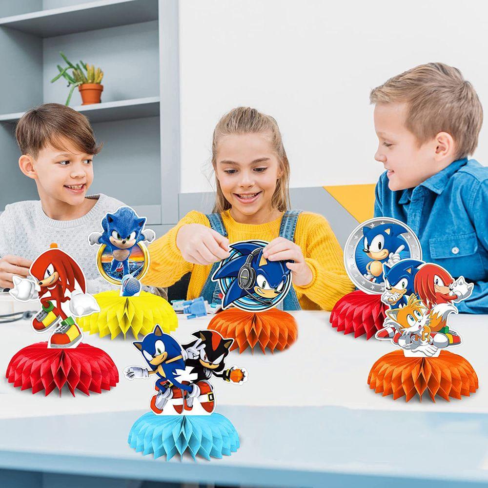 Set 7 Quạt Giấy Tổ Ong Để Bàn Trang Trí Nội Thất