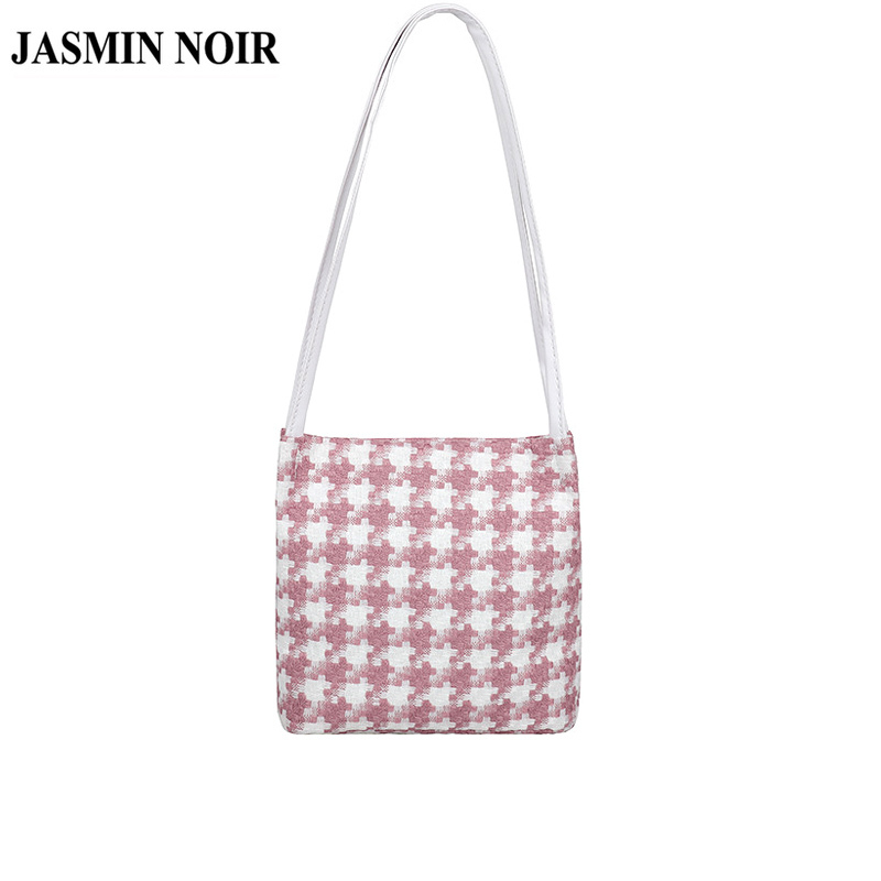 Túi đeo vai và xách tay JASMIN NOIR đan sợi len thiết kế nhỏ gọn đơn giản cho phái nữ