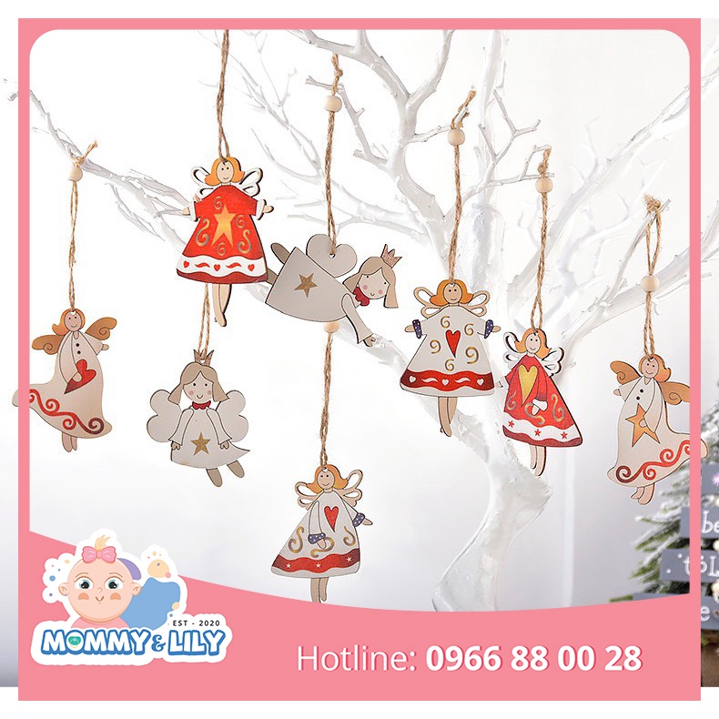 Tổng hợp phụ kiện decor móc treo trang trí Noel cây thông Noel Giáng sinh