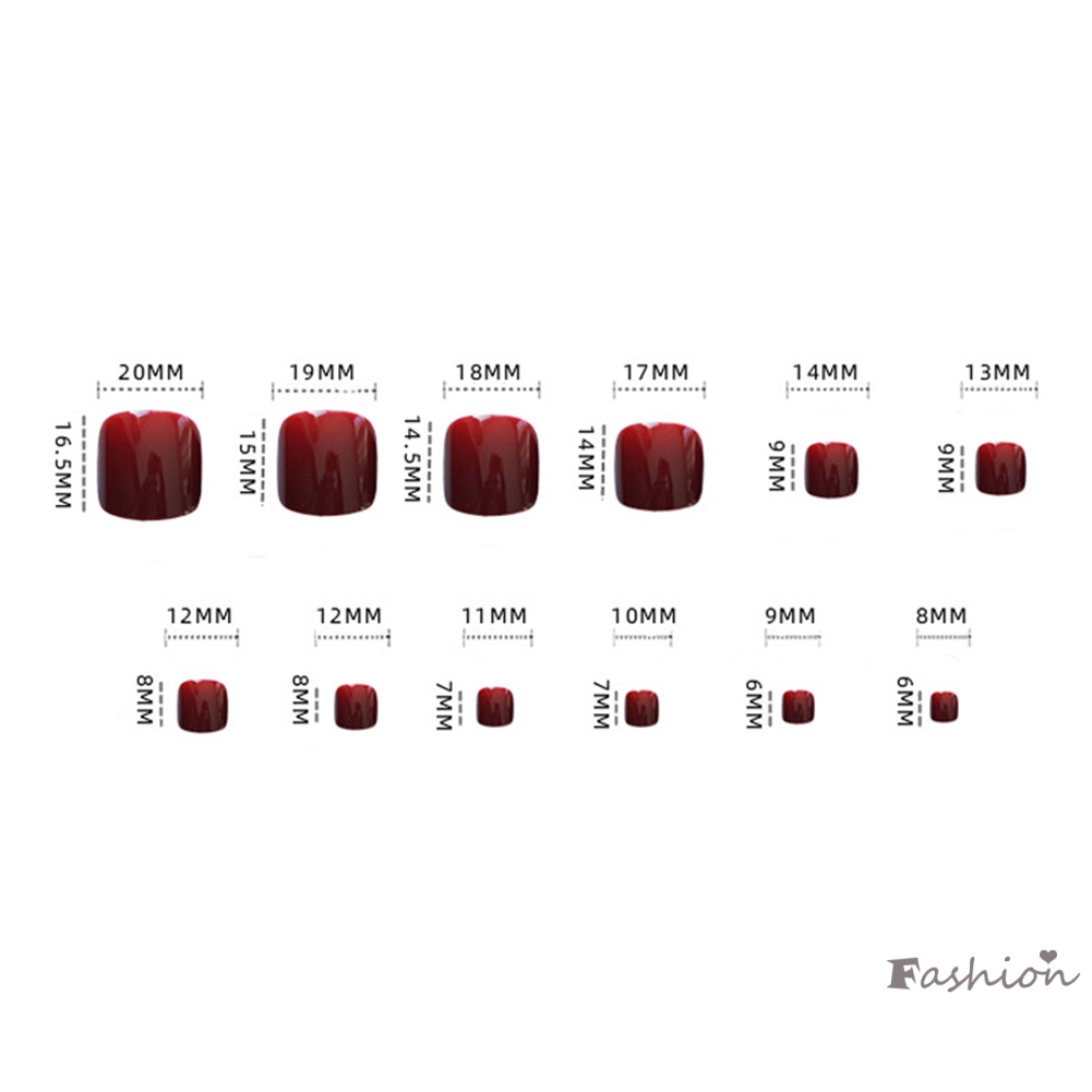 Set 24 Móng Chân Giả Đính Kim Tuyến Lấp Lánh Chất Lượng Cao