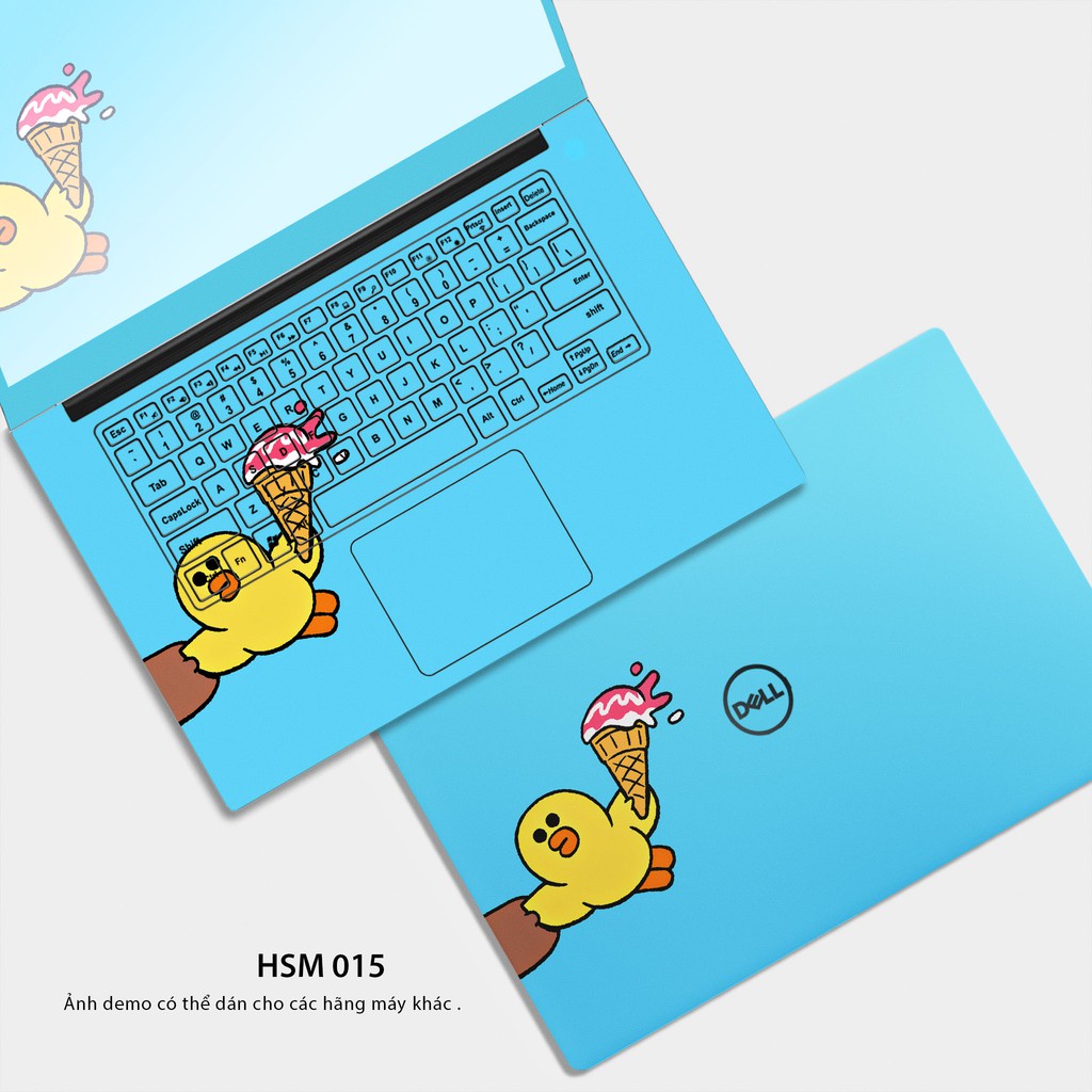 Miếng dán skin Laptop cực cute - Áp dụng cho hầu hết các dòng laptop (KH nhắn rõ model máy để được cắt chính xác)