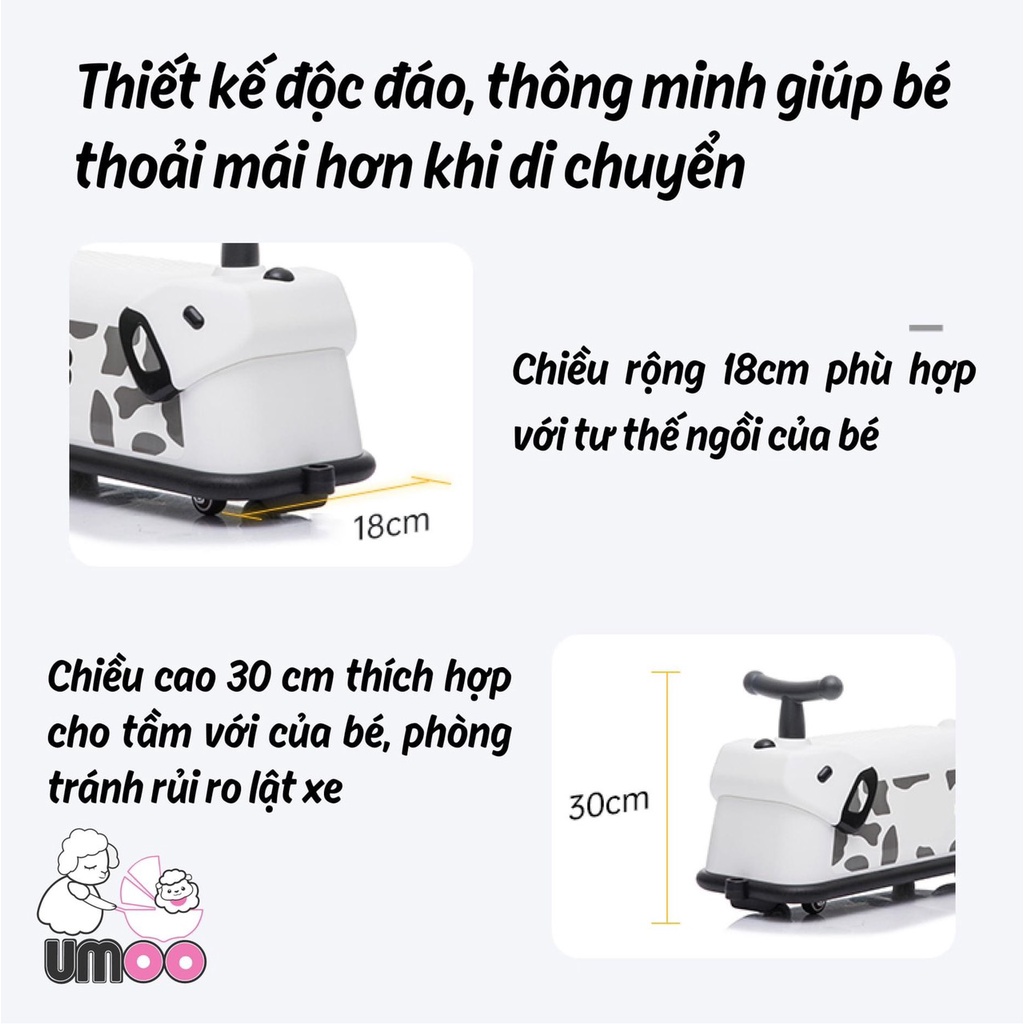 Xe chòi chân cún UMOO cao cấp UM-0290 - Zozoon Store