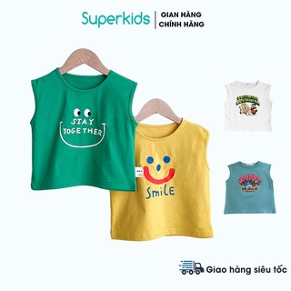 Áo hè ba lỗ hoạt hình cho bé 8-18kg QATE684