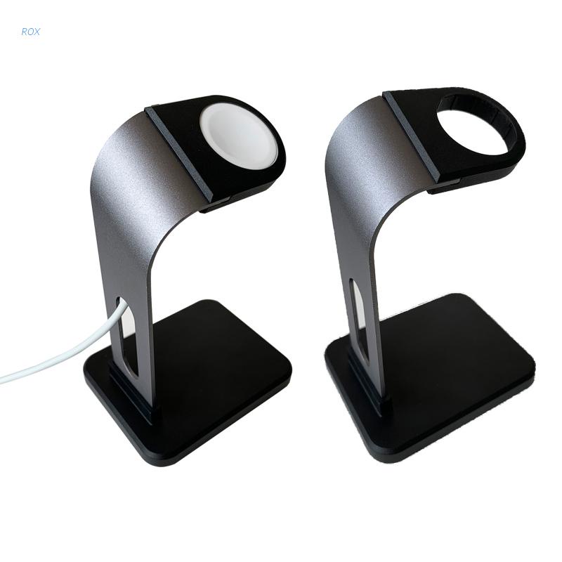 Giá đỡ và bộ sạc bằng nhôm cổng USB thích hợp cho Apple Watch i-Watch có bán lẻ giá đỡ