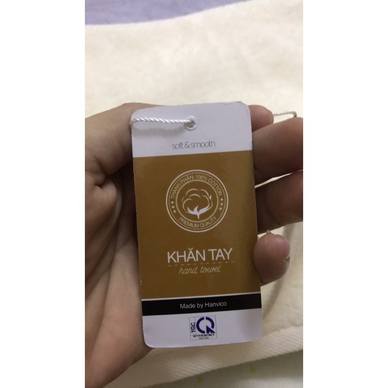 KHĂN TAY( KHĂN MẶT HANVICO) 100% cotton giá bìa 23k