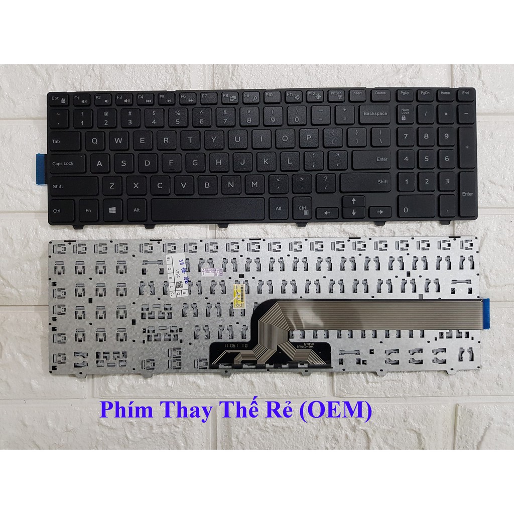 Bàn Phím Laptop Dell 3543 3558 3542 3567 3568 3559 5559 5547 5548 5551 5555 5557 5558 5559 CHẤT LƯỢNG CAO - NHẬP KHẨU