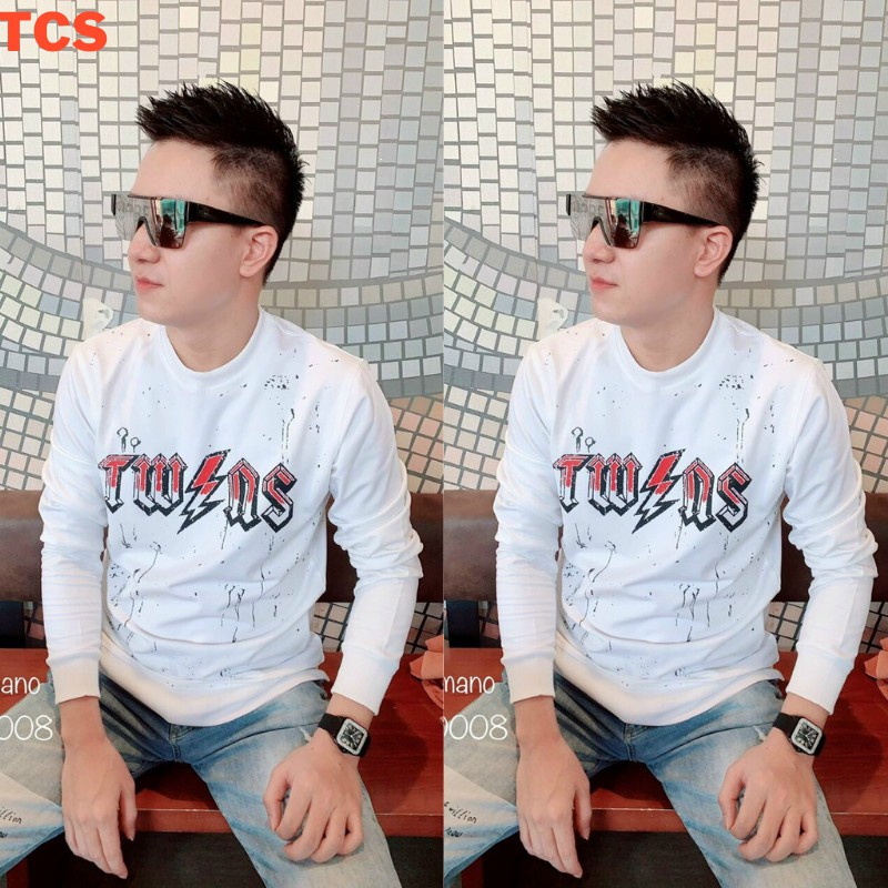 Áo Thun Nam Dài Tay,Phông Thể Thao Hàn Quốc Bo Tay Bo Gấu TCS at06 | BigBuy360 - bigbuy360.vn
